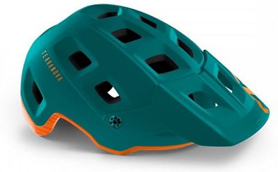 MET Terranova MTB Helmet 2020 - Alpine Green-Orange - S, Alpine Green-Orange